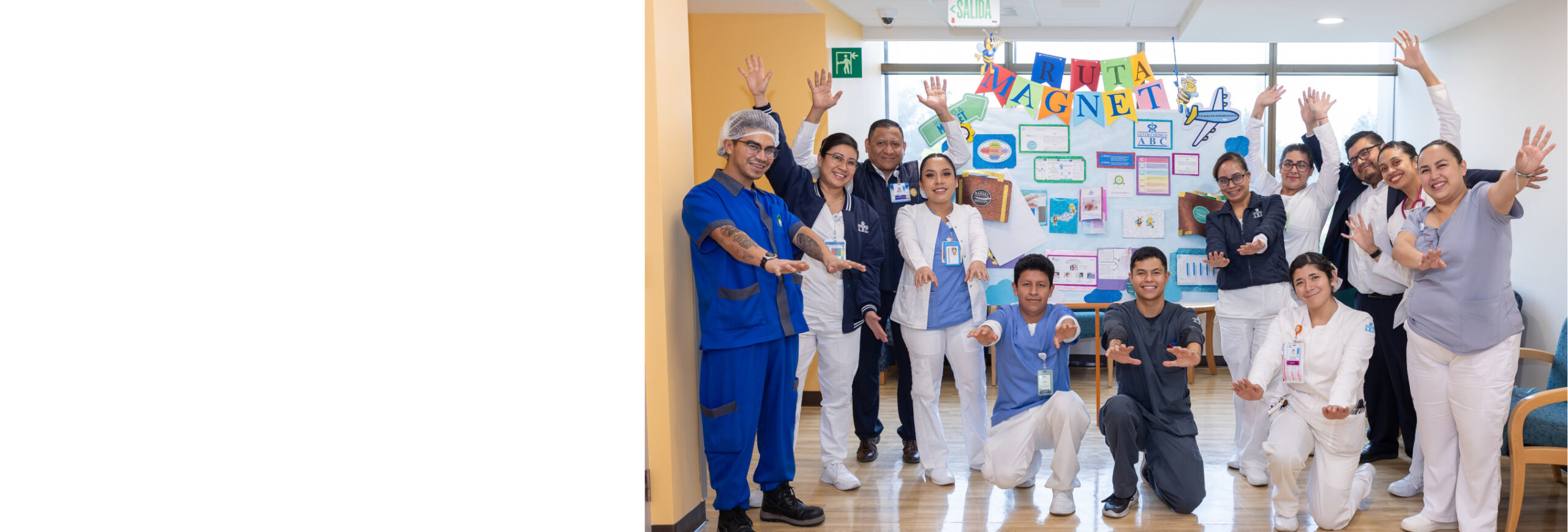Banner de enfermeros sonriendo  Banner de enfermeros sonriendo